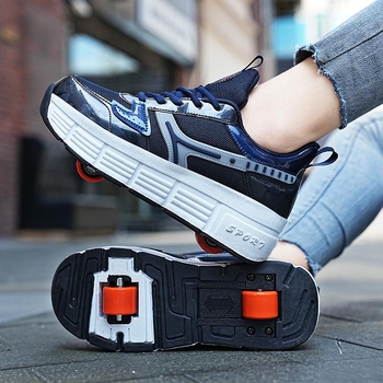 Laste kiusamisjalatsid poistele ja tüdrukutele, topeltrattaga, õpilastele mõeldud spordirulluisud, kõndimisrulluisud, nähtamatud uisud