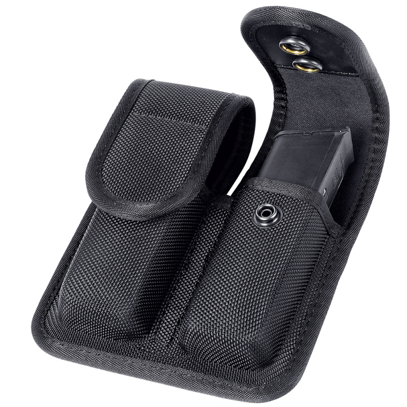 Kiváló minőségű, öntött, dupla rugalmas csattal, függőleges, vízszintes tárolás akár 2,25 hüvelykes munkaövig