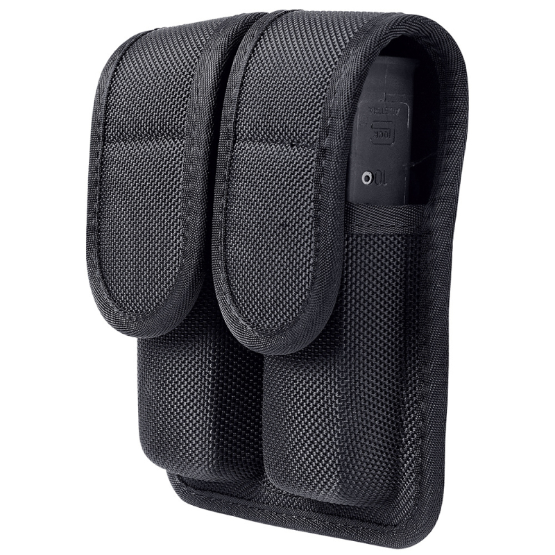 Kiváló minőségű, öntött, dupla rugalmas csattal, függőleges, vízszintes tárolás akár 2,25 hüvelykes munkaövig