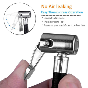 Η αντλία αέρα αυτοκινήτου μπορεί να ξεφουσκώσει τον σωλήνα επέκτασης γρήγορο σωλήνα αέρα σωλήνα επέκτασης αέρα λαβή πρέσας χαλκού που κλειδώνει χωρίς διαρροή αέρα