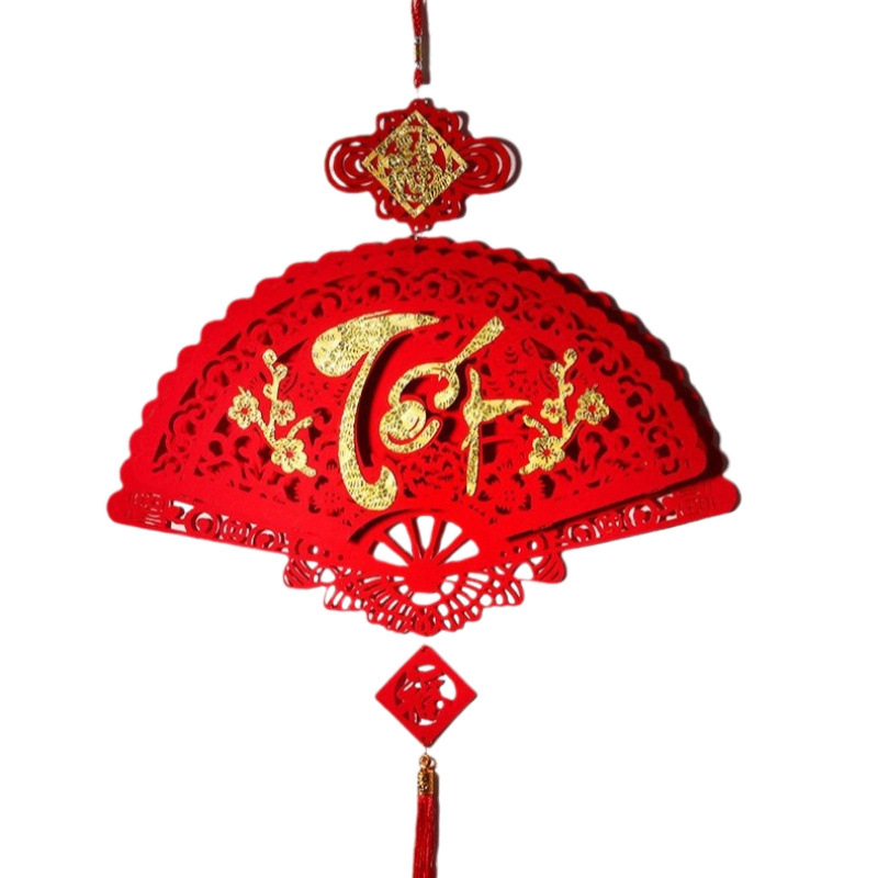 Naujųjų metų pavasario festivalio dekoracija, aukštos kokybės vietnamietiškas „Fuzi“ pakabukas, Naujųjų metų dienos svetainės įėjimo durų pakabinimo dekoracija, pavasario festivalio veltinio pakabukas