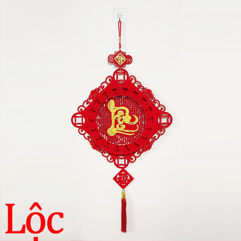 Decorațiune de Festivalul de Primăvară de Anul Nou, pandantiv vietnamez Fuzi de înaltă calitate, de ziua de Anul Nou, decorațiune de ușă de intrare în sufragerie, pandantiv din pâslă pentru Festivalul de Primăvară