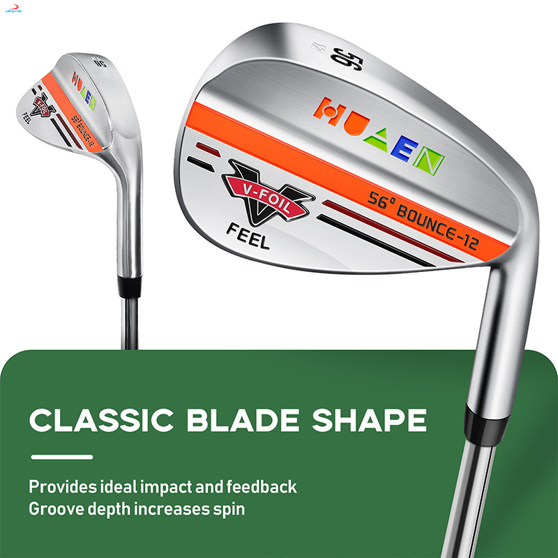 Golfo lazdos iš nerūdijančio plieno, smėlio duobės formos, skirtos suaugusiems vyrams ir moterims