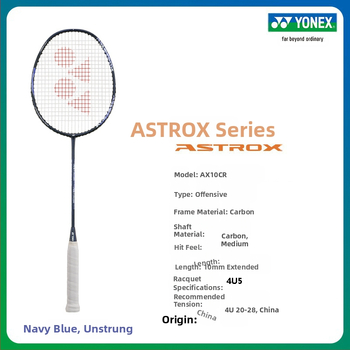 Yonex sulgpalli reket, täiskarbonist, ühekordne löök, AX10CR/AX10GC, Tianfu seeria 4U5, ühekordne löök