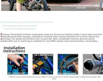 Jalgratta turbiini mootorratta heliefekti väljalasketoru helisignaal mägiratta jalgratta lahe mäng kelluke kodara sarv