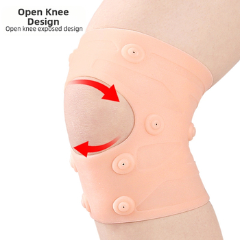 Μαγνητικά επιγονατίδες SEBS, υπαίθρια, τρέξιμο, ποδηλασία, αθλήματα, επιγονατίδες επιγονατίδας με πίεση, διπλής ταινίας, ελαστική εφαρμογή, αθλητικά επιγονατίδες