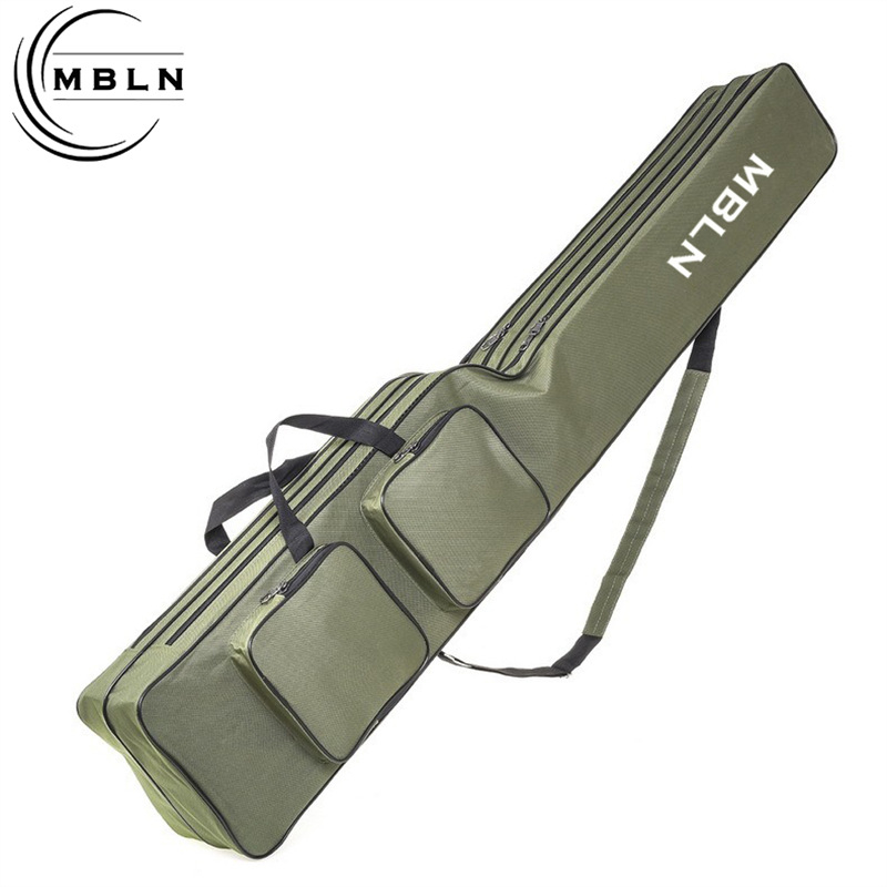 MBLN Összecsukható Nagy Hasú Tengeri Horgászfelszerelés Táska 1.5M Dupla Vállra Vonható Horgászbot Táska Tengeri Horgászbot Táska Multifunkciós Táska Határokon Átnyúló