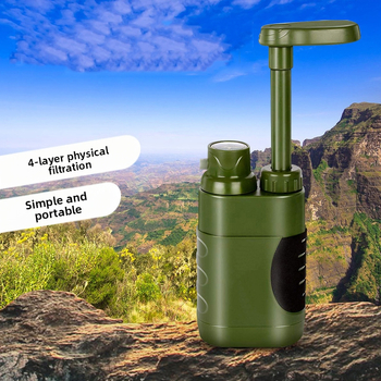 Преносим пречиствател за вода на открито, пречиствател за помощ при наводнения, пречиствател за спешна помощ при бедствия, филтър за питейна вода, пречиствател за вода на открито