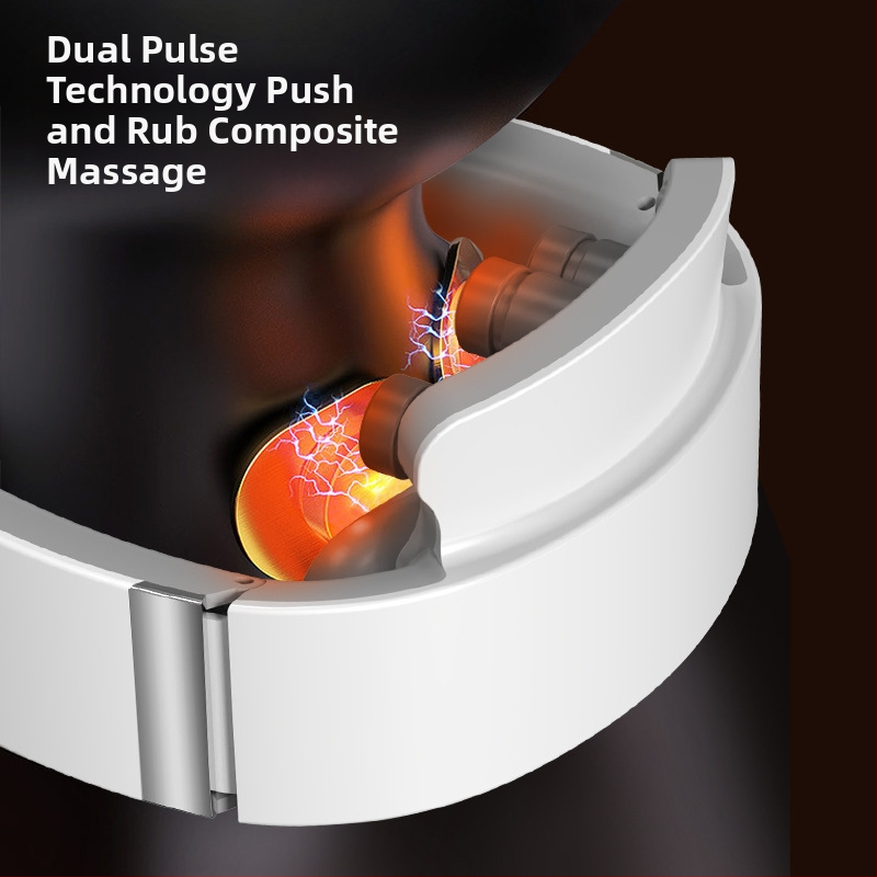 Masaj pentru coloana cervicală, compresă fierbinte pentru gât, umăr, acasă, multifuncțional, inteligent, puls, protector pentru gât, fizioterapie