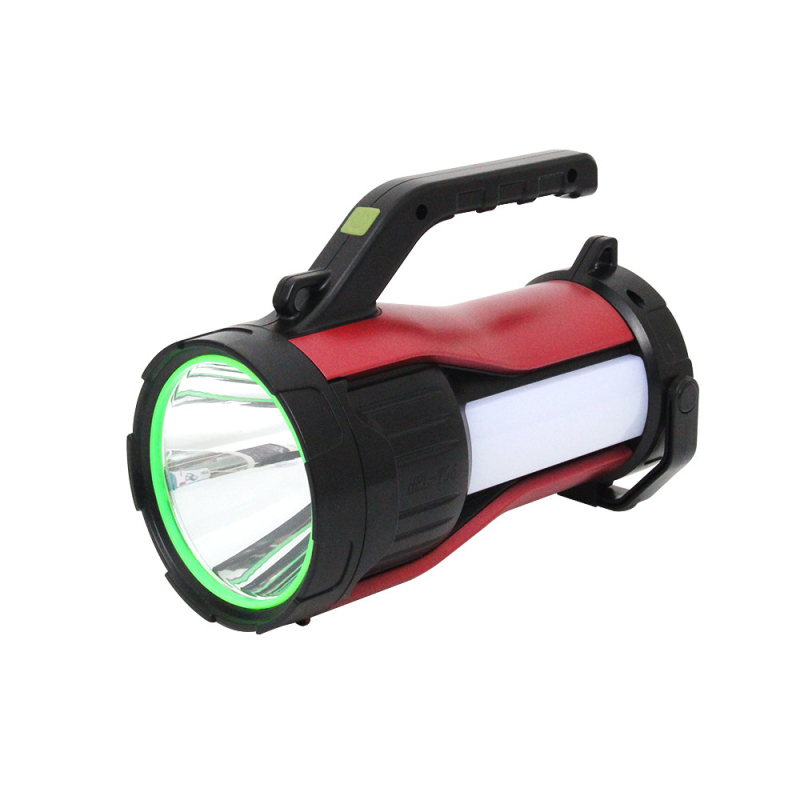 Napelemes hordozható lámpa, multifunkcionális zseblámpa, erős fényű, hordozható, multifunkcionális COB töltésű kültéri keresőlámpa