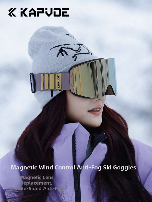 „Kapvoe Maze“ spalvą keičiantys magnetiniai slidinėjimo akiniai, lauko akiniai, atsparūs vėjui, vandeniui ir UV spinduliams, vyrams ir moterims