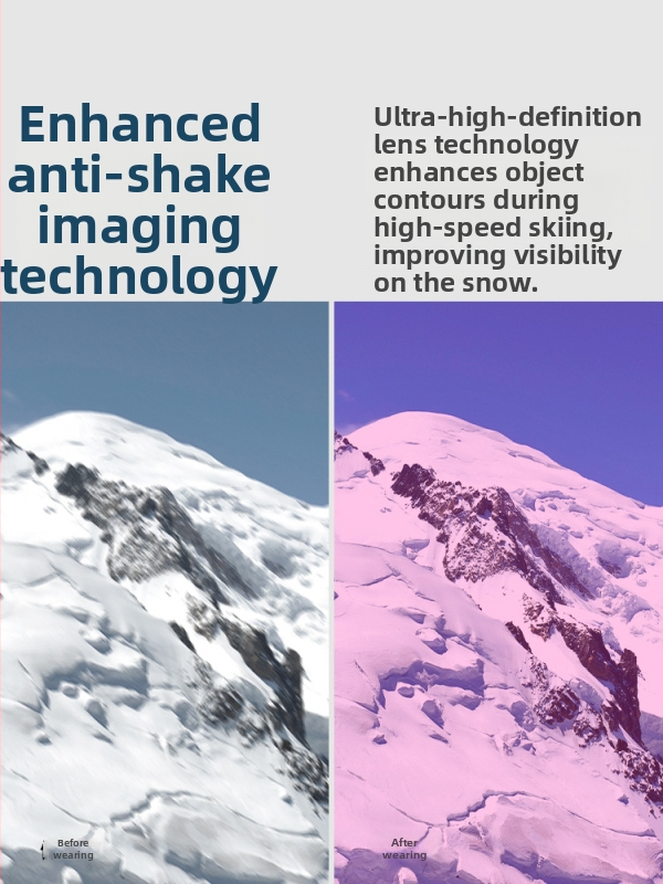 Kapvoe Maze Сменящи цвета си магнитни ски очила, ветроустойчиви, водоустойчиви и анти-UV очила за мъже и жени