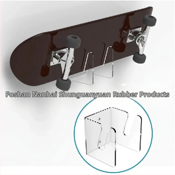 Akrüülist rula-tõukeratta vitriin seinale kinnitatav tõukeratta hoiuriiul rula teki longboardi seinariiul