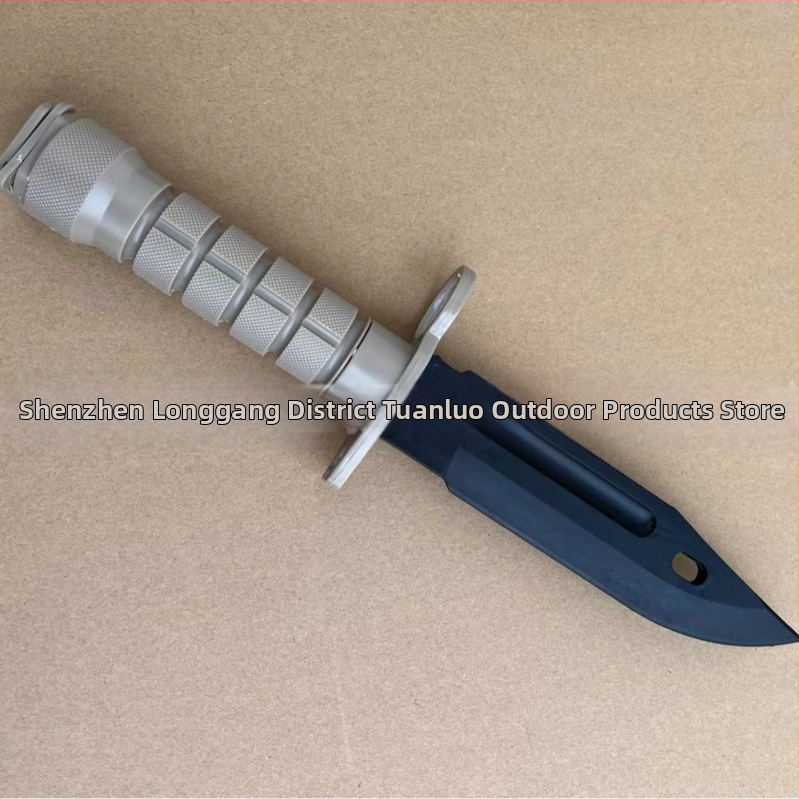 Фабричен директен пластмасов нож Модел M9 тактически тренировъчен мек нож филмови и телевизионни реквизити военна фен декорация трансгранично без черупка на нож