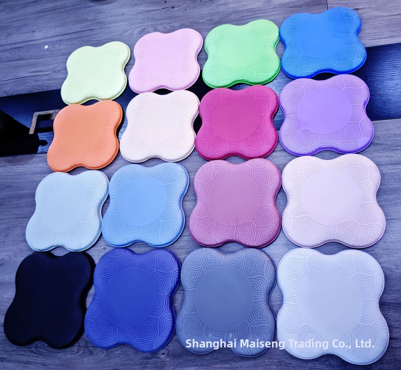 Jóga térdelő szőnyeg határokon átnyúló gyártó vastagított lapos szőnyeg térdvédő hordozható könyökvédő TPE egyensúlytámasztó pad