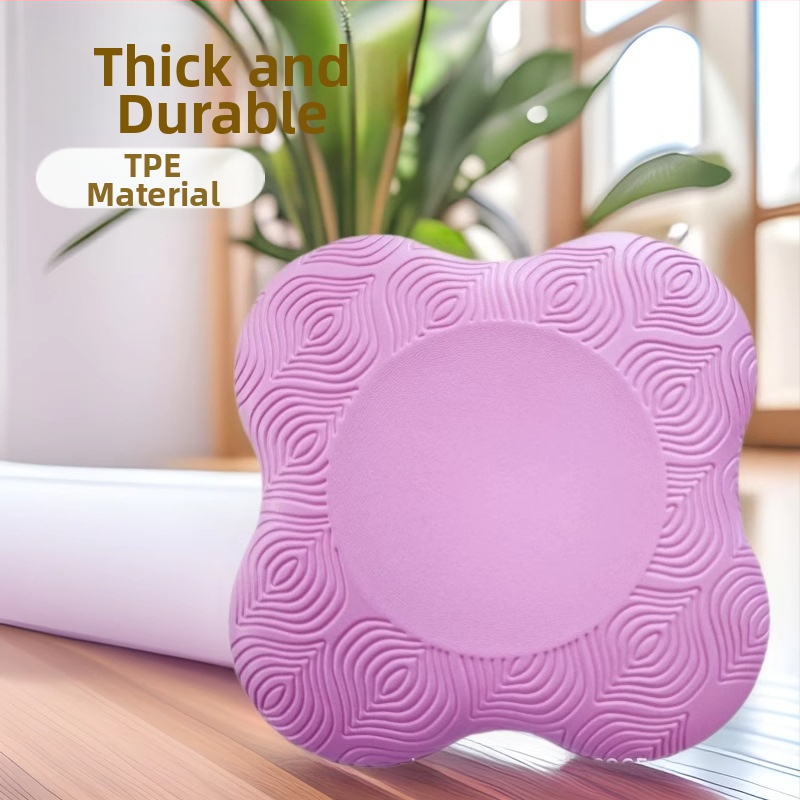 Jóga térdelő szőnyeg határokon átnyúló gyártó vastagított lapos szőnyeg térdvédő hordozható könyökvédő TPE egyensúlytámasztó pad