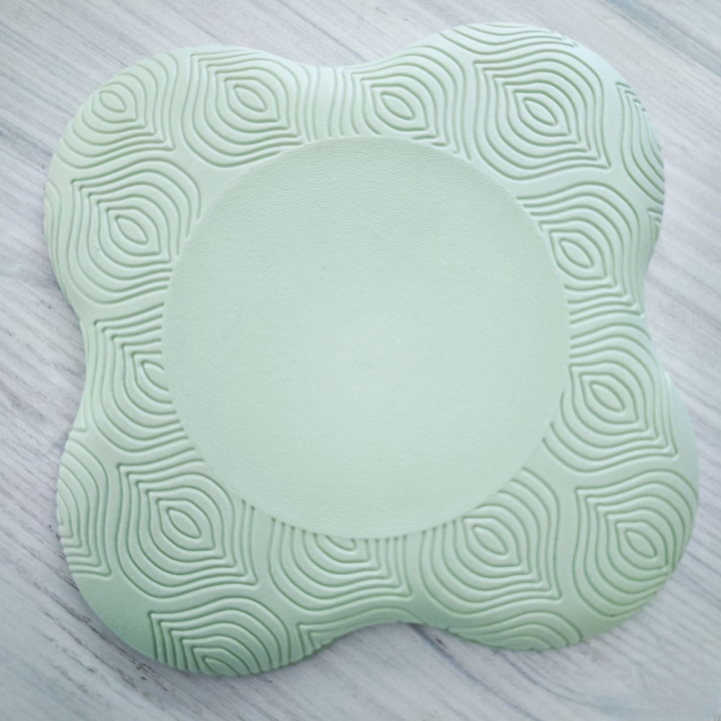 Jóga térdelő szőnyeg határokon átnyúló gyártó vastagított lapos szőnyeg térdvédő hordozható könyökvédő TPE egyensúlytámasztó pad