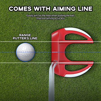 Νέο κάλυμμα κεφαλής άξονα από κράμα ψευδαργύρου και χάλυβα για γκολφ, μαύρο