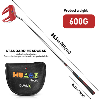 Νέο κάλυμμα κεφαλής άξονα από κράμα ψευδαργύρου και χάλυβα για γκολφ, μαύρο