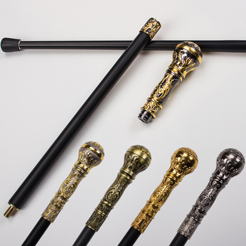Златна кръгла глава Лолита бастун Бастун Comic-Con Метален джентълмен Цивилизован бастун Двоен бастун Бастун за старец Нехлъзгащ се бастун
