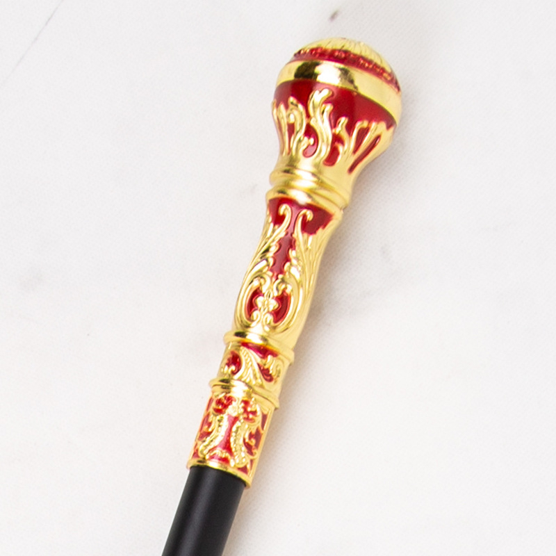 Златна кръгла глава Лолита бастун Бастун Comic-Con Метален джентълмен Цивилизован бастун Двоен бастун Бастун за старец Нехлъзгащ се бастун