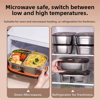 304 Ανοξείδωτο Ατσάλι Lunch Box Office 2024 Νέο Φούρνος Μικροκυμάτων Θέρμανση Ενηλίκων Μεγάλης Χωρητικότητας Lunch Box με Γεύμα