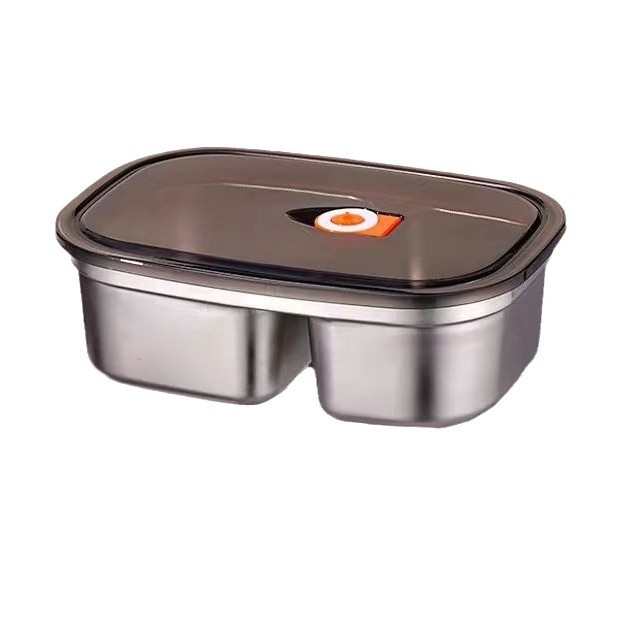 304 rozsdamentes acél ebéddoboz iroda 2024 új mikrohullámú sütővel melegíthető felnőtt nagy kapacitású ebéddoboz étkezéssel
