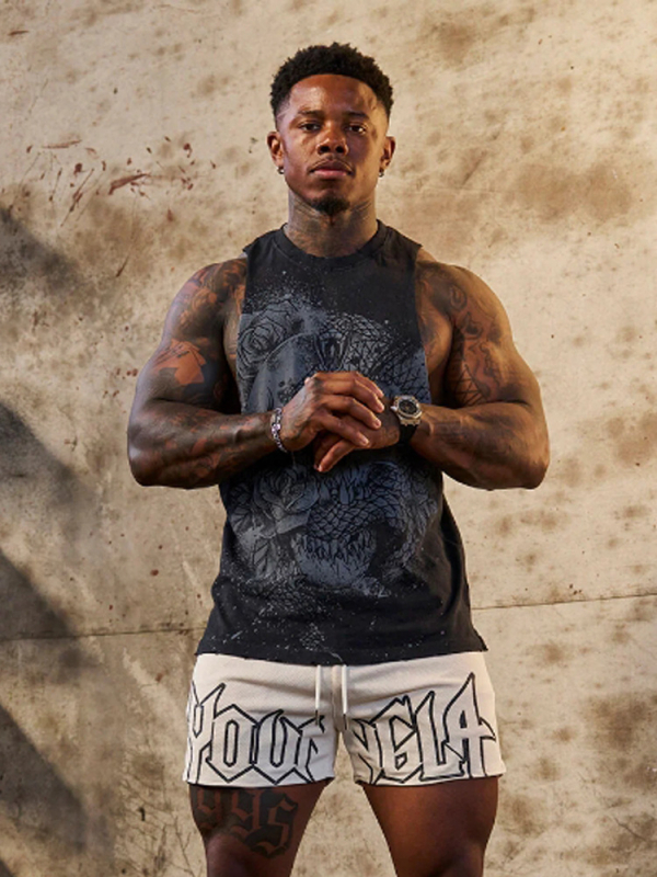 YOUNGLA Ameerika suvine uus meeste vest Jogger jõusaali spordivarustus varrukateta T-särk topp