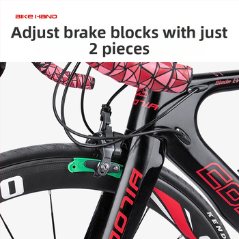 BIKEHAND Ταϊβάν μπλοκ φρένων ποδηλάτου από καουτσούκ βοηθητικό εργαλείο ρύθμισης μπλοκ φρένων σφιγκτήρας φρένων YC-193