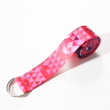 Ψηφιακή εκτύπωση απομίμηση νάιλον γυμναστικής πολύχρωμη ζώνη τάνυσης ζώνη τάνυσης ανοιχτού ώμου προπόνηση πλάτης ζώνη τάνυσης βοηθήματα γιόγκα