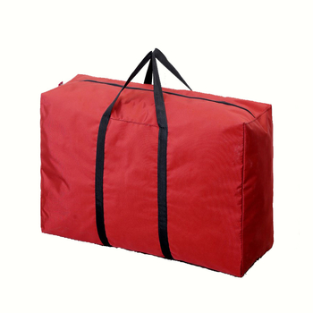 Gatavs vairumtirdzniecības lielas ietilpības pārvietojams maisiņš apģērbu segas uzglabāšanai austa soma vienkrāsaina Oksfordas auduma pārnēsājama bagāžas soma sievietēm