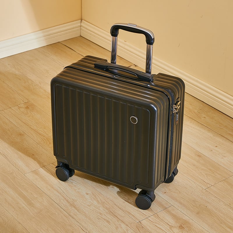 Trolley elegant de 18 inch, pentru bărbați, cu parolă, pentru călătorii, transport bagaje de îmbarcare și check-in