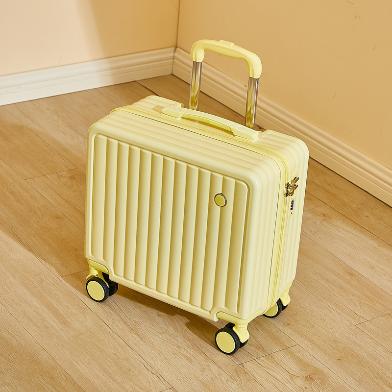 Trolley elegant de 18 inch, pentru bărbați, cu parolă, pentru călătorii, transport bagaje de îmbarcare și check-in