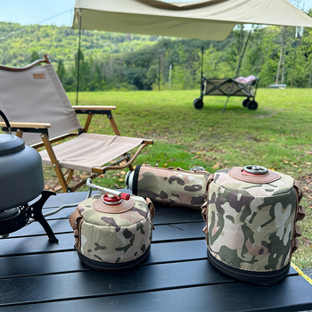 Kültéri kempingezés kempingkártya tűzhely leesésgátló táska táska alpesi benzintartály hosszú, lapos benzintartály tárolótáska védőburkolat