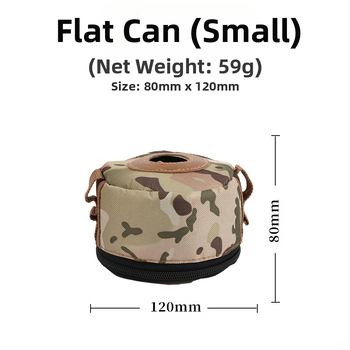 Kültéri kempingezés kempingkártya tűzhely leesésgátló táska táska alpesi benzintartály hosszú, lapos benzintartály tárolótáska védőburkolat