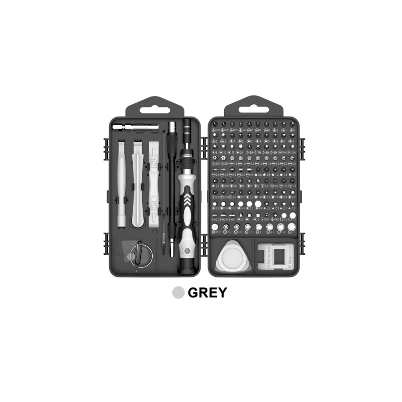 115IN1 atsuktuvas, kostiumas, akiniai, laikrodis, mobilusis telefonas, skaitmeninis tikslus išardymo priežiūros įrankis, rankinis daugiafunkcis