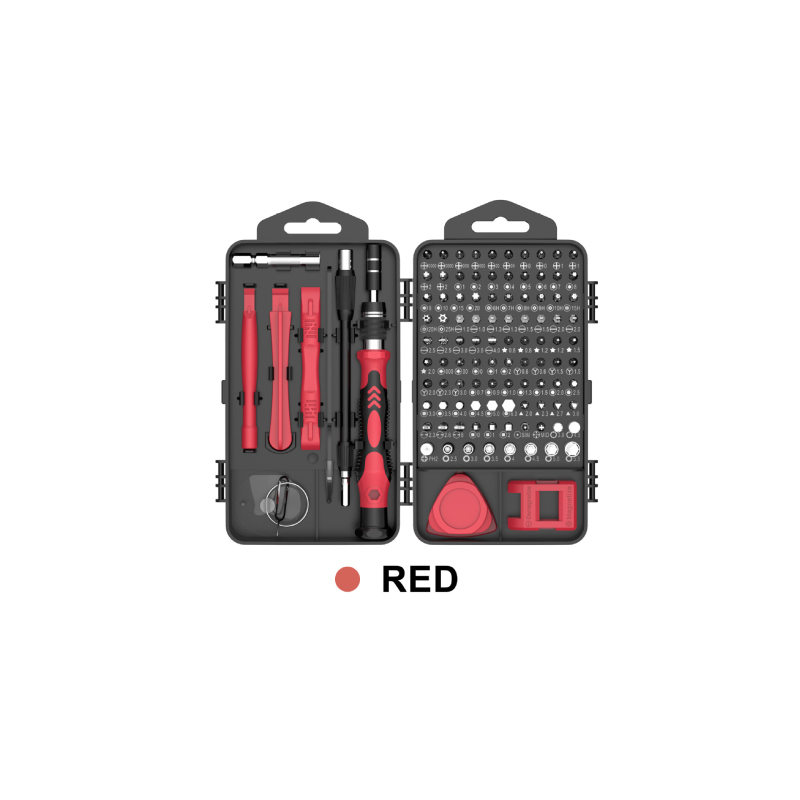 115IN1 atsuktuvas, kostiumas, akiniai, laikrodis, mobilusis telefonas, skaitmeninis tikslus išardymo priežiūros įrankis, rankinis daugiafunkcis