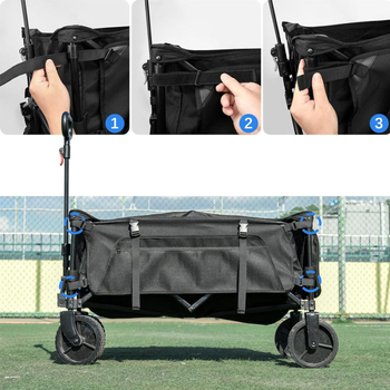 Kültéri kempingutánfutó oldalsó tárolótáska, 600D utazókocsi, állítható tárolótáska