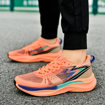 Őszi határokon átnyúló popcorn sport futócipők ultra könnyű ütéscsillapító rebound mesh lélegző páros alkalmi cipő nagykereskedelem