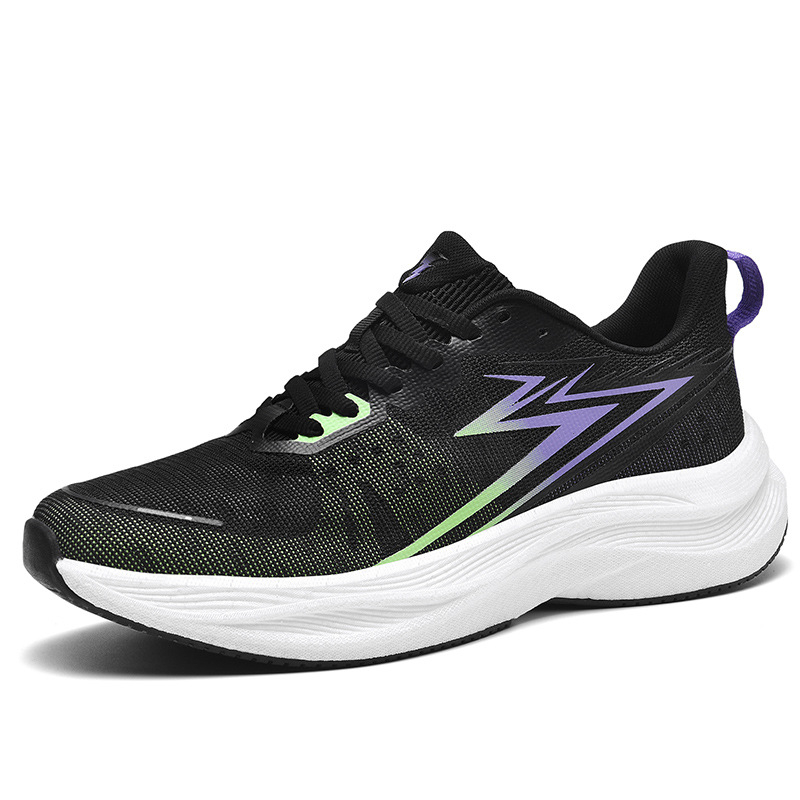 Őszi határokon átnyúló popcorn sport futócipők ultra könnyű ütéscsillapító rebound mesh lélegző páros alkalmi cipő nagykereskedelem