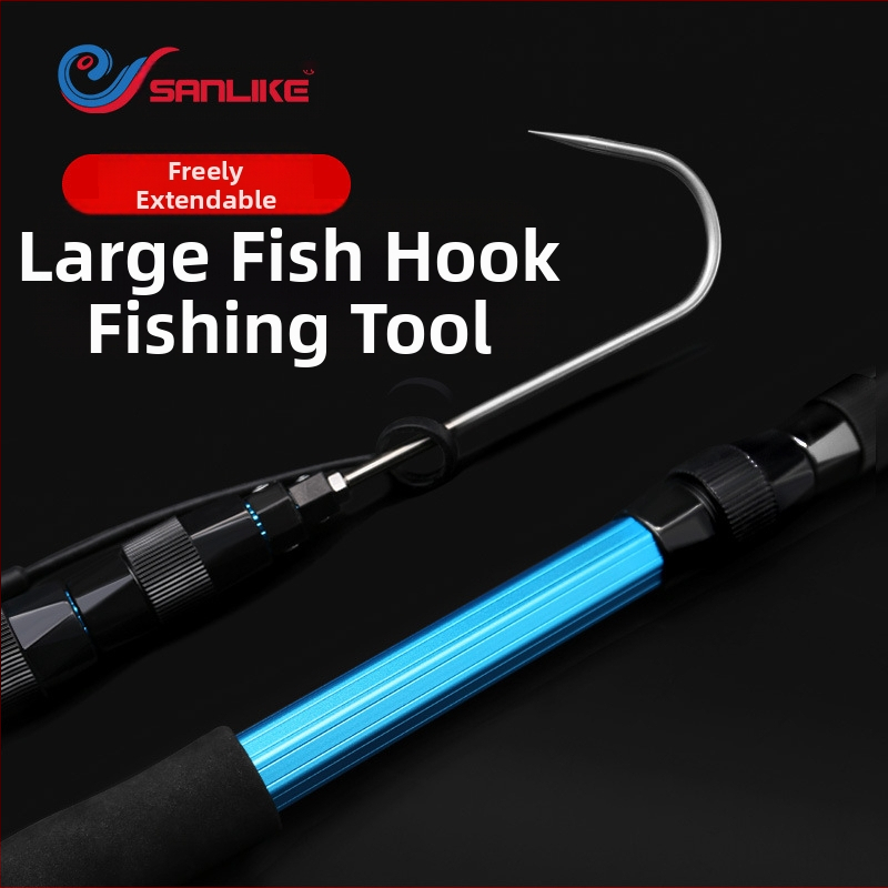 Sanle alumínium ötvözetből készült összecsukható horog horgony horog tengeri horgászcsónak horgászat jéghorgászat teleszkópos vezérlésű halászsíkoló horog felszerelés