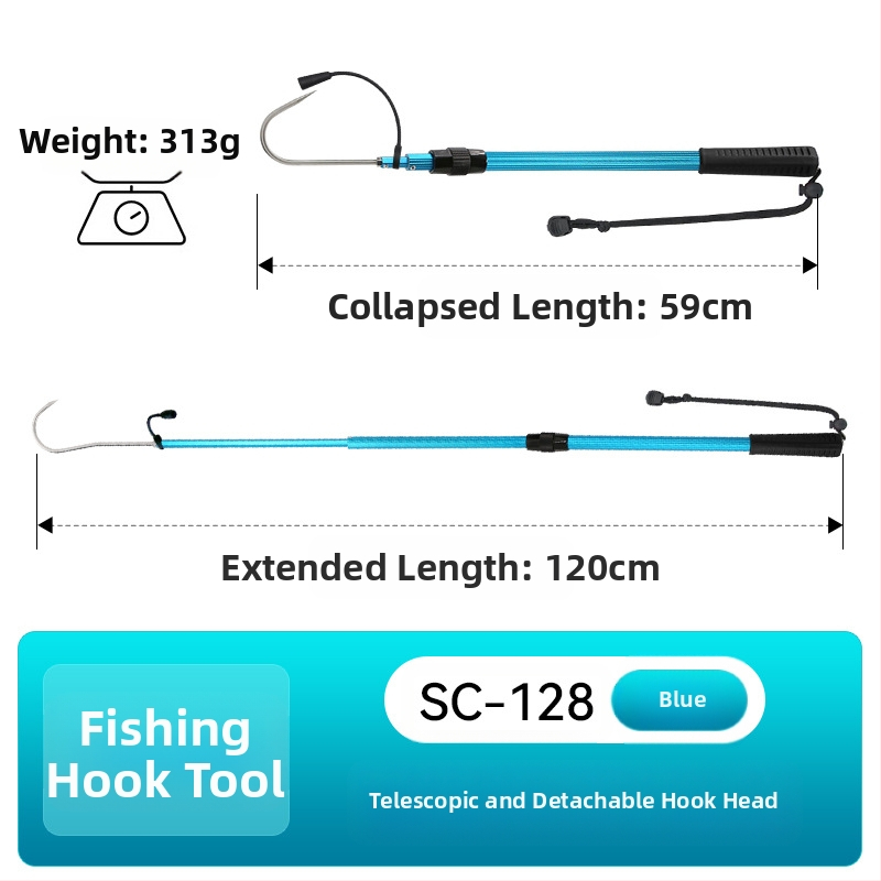 Sanle alumínium ötvözetből készült összecsukható horog horgony horog tengeri horgászcsónak horgászat jéghorgászat teleszkópos vezérlésű halászsíkoló horog felszerelés
