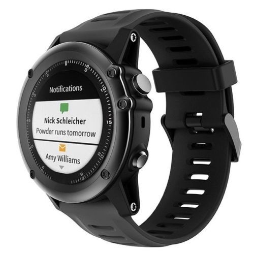 Jiaming Garmin Fenix3 HR okosóra szilikon szíj pulzusmérő óra kiegészítők sportszíj