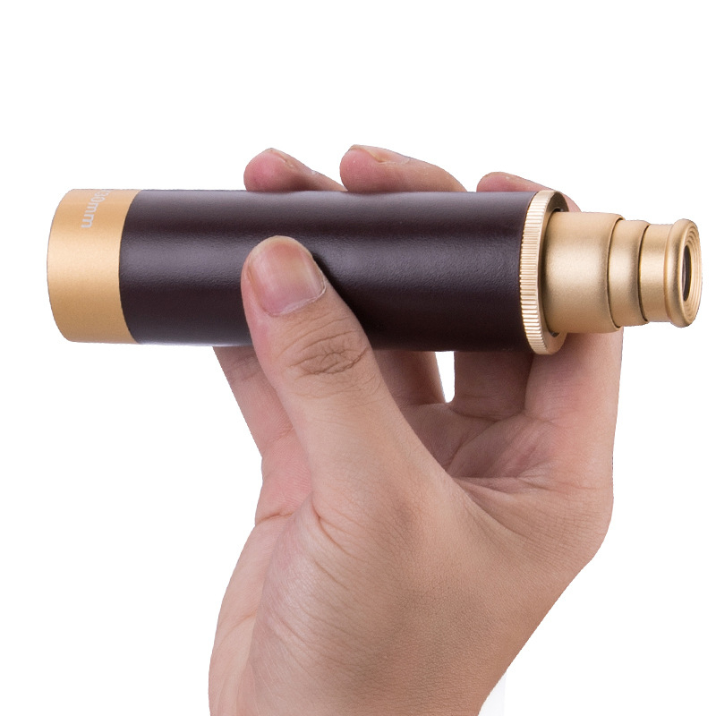 Ühe toruga piraatteleskoop Kariibi mere retro veniv nahkkott kingituste tehase esmane allikas hulgimüük