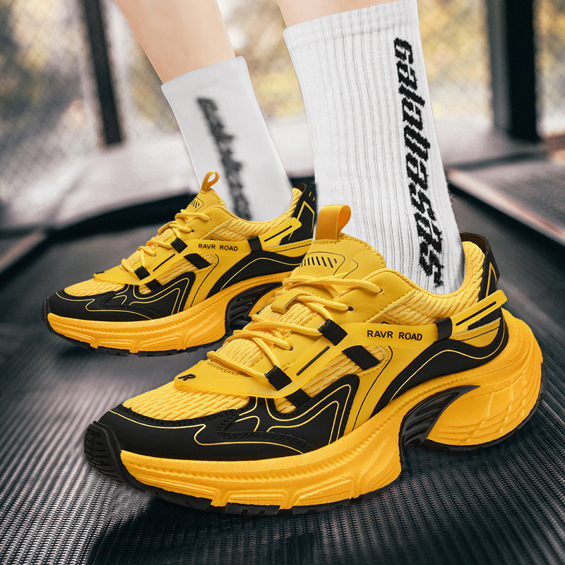 Párizsi divatos új Torre cipők férfi és női 2024-es, minden mérkőzésre alkalmas, lélegző, vastag talpú, magasságnövelő, hétköznapi sportcipők ősszel és télen