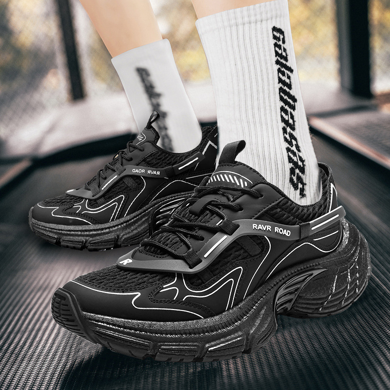 Párizsi divatos új Torre cipők férfi és női 2024-es, minden mérkőzésre alkalmas, lélegző, vastag talpú, magasságnövelő, hétköznapi sportcipők ősszel és télen