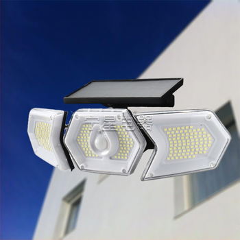 Ηλιακή λάμπα οικιακής χρήσης, λάμπα κήπου 254Led, νέα αγροτική λάμπα υψηλής ισχύος εξωτερικού χώρου, προβολέας, επιτοίχια λάμπα με αισθητήρα ανθρώπινου σώματος