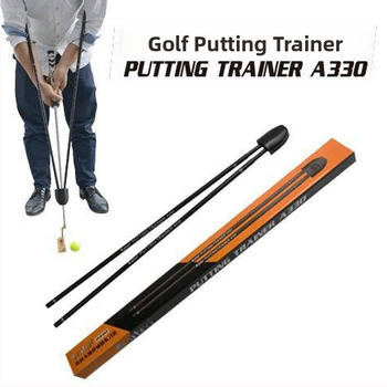 Caiton Ιαπωνικός και Αμερικανικός αναδιπλούμενος βοηθητικός προπονητής γκολφ putter A330puttingtrainer
