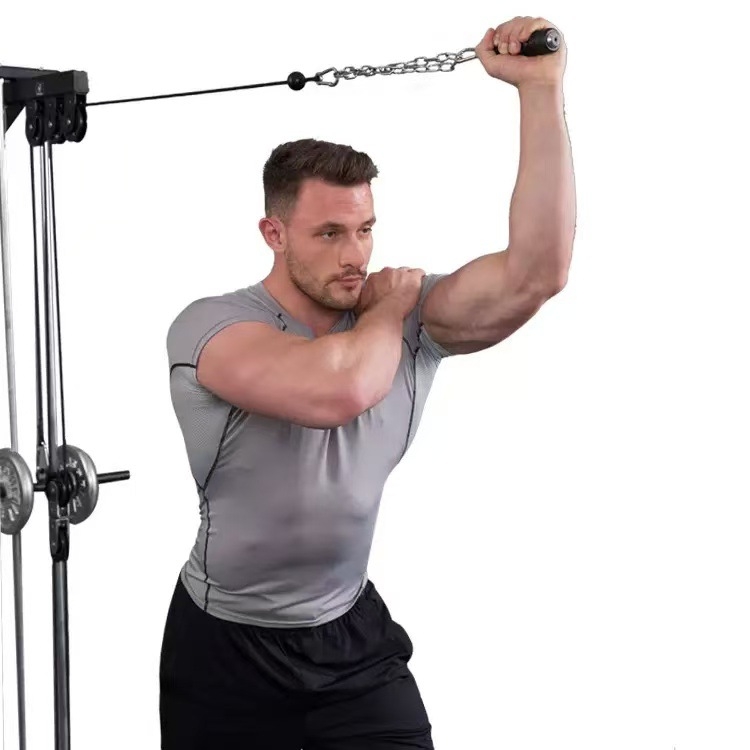 Νέο τιμόνι γυμναστικής απευθείας από το εργοστάσιο, ολοκληρωμένο τιμόνι γυμναστικής για τρικέφαλους βραχιόνιους, λαβή γυμναστικής με υψηλή έλξη προς τα κάτω