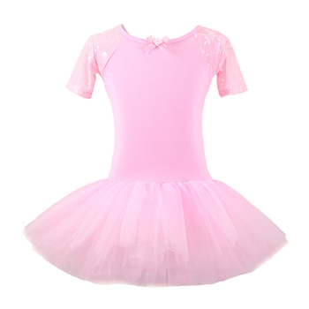 Дрехи за танци, детски дрехи за момичета, нови летни дрехи за упражнения с къс ръкав, балетна пола за момичета, дрехи за китайски танци
